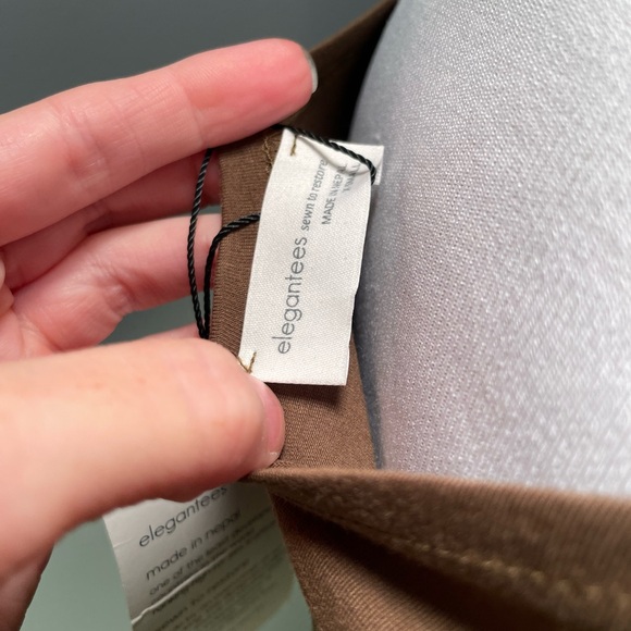 Elegantees Madeline tunic in Beech Olive, XS - Picture 8 of 9